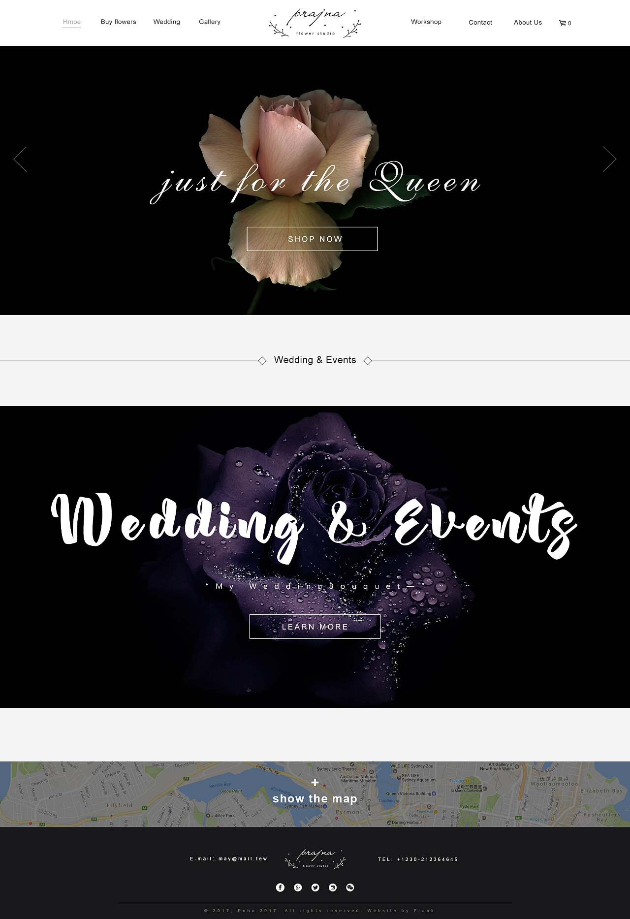 綻放自然之美 澳大利亞Prajna Flower花店電子商務(wù)網(wǎng)頁(yè)設(shè)計(jì)策略